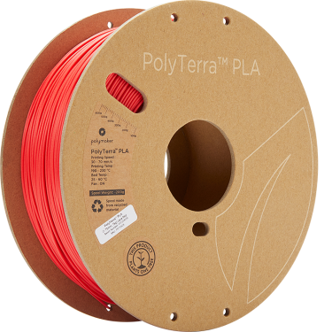 Polymaker PolyTerra PLA - Lava Red - 1.75mm - 1kg